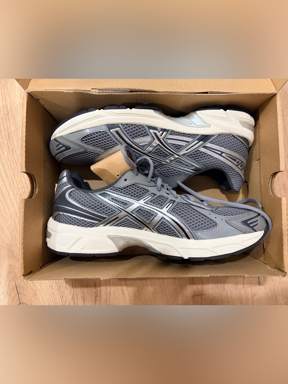 ASICS GEL 1130 Clay Grey / Pure Silver Running Sneakers